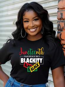 Juneteenth 1865 Shirt Freeish Shirt Black History Shirt 1865 Shirts Black Matter Juneteenth Shirt Juneteenth  T-Shirt - màu đen - Xem 1
