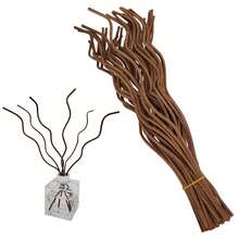 30 Pieces Of Wavy Natural Rattan Aromatherapy Sticks, Diffuser Sticks, Aromatherapy Volatile Refill Cores Suitable For Living Rooms, Restaurants, Bedrooms, Bathrooms, Etc - Multicolor - View 10