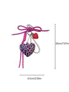 Yogodlns Móc khóa da hình nơ phong cách Y2K, mặt dây chuyền cổ điển cho túi xách, điện thoại, chìa khóa xe, phụ kiện du lịch, móc khóa thời trang, phụ kiện túi xách, phụ kiện ví, phong cách phương Tây Kawaii - Nhiều màu - Xem 10