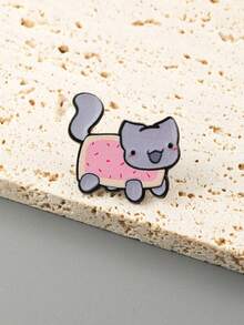 Cat Enamel Brooch Pin Fashion Decorative Brooches Ornaments Lapel Bag Badges Jewelry Gifts - Multicolor - View 6