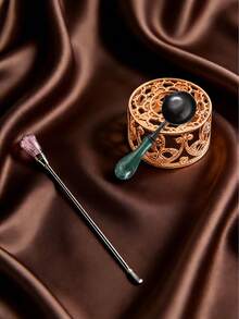 Dieses DIY Wachsversiegelungs-Zubehör-Set beinhaltet einen rosafarbenen Vogelnestwachsschmelzer, einen rosa Löffel und einen Rührstab. Es ist sehr geeignet für die Verwendung mit Wachsperlen. Dieses exquisite Werkzeugsset kann Ihren DIY-Projekten Spaß verleihen. Es ist eine ideale Wahl zum Dekorieren von Feiertags-Umschlägen, Hochzeitseinladungen, Planern und Geschenkverpackungen. - Verschiedenfarbig - Übersicht 4