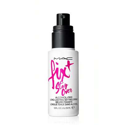  MAC Fix+ Stay Over 无酒精持久定妆喷雾 30ml/1 Oz | 清爽定妆喷雾，打造无瑕妆容 | 无酒精配方，适合所有肤质，尤其适合敏感肌肤 | 16 小时持久定妆，保湿哑光 | 轻盈喷雾，持久定妆，不卡粉
