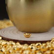 100枚金色风水铜钱，寓意繁荣与好运——非常适合新年、斋月、办公室装饰和礼品、中国农历新年、佛教寺庙装饰