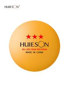 HUIESON 40+ABS Three Stars Table Tennis Ball, High Elasticity, , Multi-Ball Training Table Tennis Ball