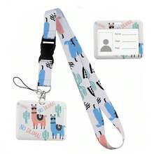 Animal Collection The Vertical Card Holder Horizontal Card Neck Strap Lanyards For Keys Keychain Badge Pass Hang Rope - Multicolor - View 14
