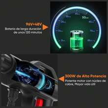 96V Hidrolavadora Inalambrica(2 Batería),Hidrolavadora Portatil con Manguera 5m y 3 Boquillas,Pistola de Lavado de Alta Presión,Lavadora a Presión Portátil para Limpieza de Coches,Vallas,Pisos y Riego - 1 - Ver 8