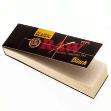 RAW Rolling Tray Kit: Black Papers Tips 110mm Roller Tube BIC Lighter - As Pic - View 3