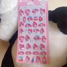 1pc Anime Cartoon Sticker, Cute Animal Kitten Sticker, Reusable Waterproof Sticker, DIY Craft Sticker, Suitable For DIY Phone Cases, DIY Sticker Notebooks, DIY Crafts, Laptops, Gift Packaging, Party Decoration, Perfect Holiday Gift, Gifts For Fans And Friends - Multicolor - View 6