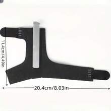1pc Adjustable Thumb Splint, Suitable For Left And Right Hand Trigger Thumb Support - Black - View 3