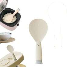 2 PCS Rice Scooper Professional Rice Spoon Rice Spatula Standing Rice Spoon With Suction Cup Non-Stick Rice Scooper For Kitchen - Multicolor - View 9