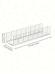 1个Voidisle透明亚克力/塑料棒球帽收纳架 - 重型帽子架，多隔层设计，节省空间，可独立放置，适用于衣柜和抽屉（兼容棒球帽、遮阳帽、针织帽） - 彩色 - 查看 9
