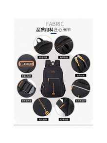 Women's And Men's Waterproof Nylon Multi-Purpose Backpack For Travel Or Work. - trái cam - Xem 9