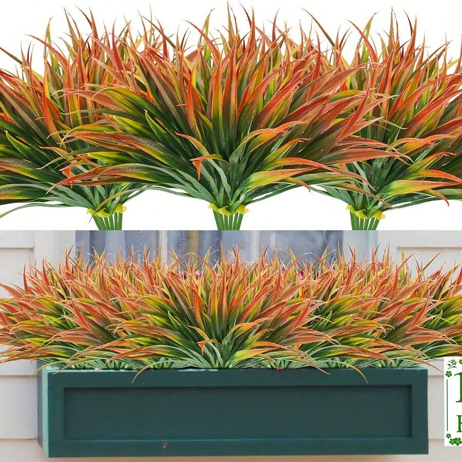 1/10PCS 17.32inch Artificial Plant Spring Grass, Suitable For Home, Outdoor Garden Decoration, Restaurant, Bedroom, Window Sill Decoration, Wedding Decoration, Birthday Party, On-Site Decoration, Valentine's Day Gifts, New Year Decoration, Shooting Props