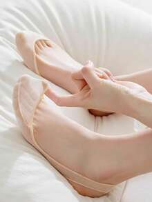 5 Pairs Summer Thin Seamless Silky Invisible Non-Slip Loafer Socks, Soft Breathable - Multicolor - View 10