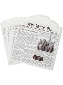 EstiloFox Run 13200 Papel De PerióDico Para Patatas FritasVersióN Mejorada - 1 - Ver 3