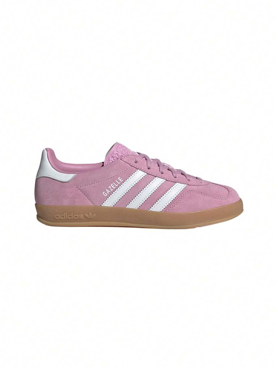 Adidas Gazelle室内女式运动鞋 粉色 JS1395 - 紫丁香/雲白/膠 - 查看 1
