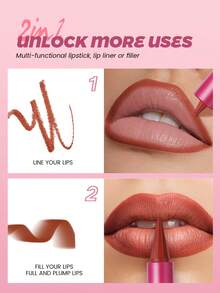 Pudaier 8-Color Matte Lipstick – Lasts 24 Hours Without Fading, Has A Smooth Texture, Is Water- And Sweat-Resistant, Suitable For All Skin Types, And Makes A Perfect Gift Or Everyday Item. - #02 - View 4