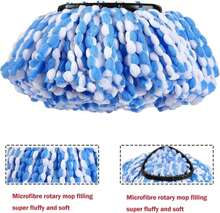 4 Pack Mop Replace Heads Compatible For OCeda, Spin Mop Refill Head Replacement For RinseClean 2-Tank System - Fluffy Microfiber, Machine Washable And Easy To Replace - MàuC - Xem 6
