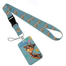 Animal Collection The Vertical Card Holder Horizontal Card Neck Strap Lanyards For Keys Keychain Badge Pass Hang Rope - Multicolor - View 51