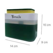 Dispensador de jabón de Cocina Blanco Incluye Esponja Nuevo Modelo Mejorado White Dish Soap Dispenser 600 ml - blanco - Ver 2