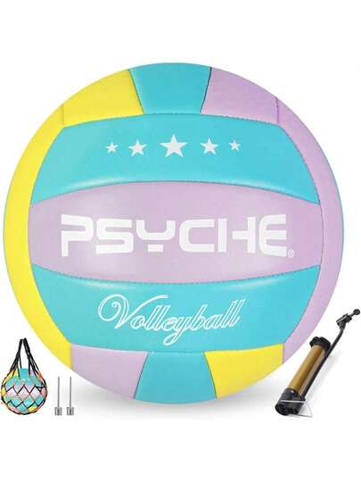 EstiloTendenciaVoleibol TamañO 5, Voleibol Suave Interior Y Exterior Para NiñOs/Adultos Gimnasio Juegos De PlayaCalidad PremiumVersióN Mejorada