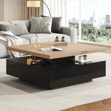 Coffee Tables - Walnut + Particle Board - View 7