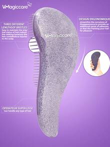 VMAGIC care Detangling Hair Brush - Easily Untangle Knotted Hair - Best Comb/Brush For Men And Women - Suitable For Wet Or Dry Hair