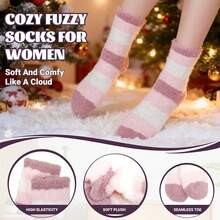 PUTUO Women Fluffy Bed Socks: Fleece Fuzzy Thick Winter Socks – Soft Cosy And Thermal For Ladies Perfect As Christmas Or Birthday Gifts