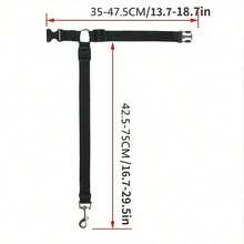 1pc Multi-Functional Pet Car Safety Belt And Leash, Travel, Adjustable Dog Safety Harness Collar Pet Accessory