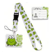 Animal Collection The Vertical Card Holder Horizontal Card Neck Strap Lanyards For Keys Keychain Badge Pass Hang Rope - Multicolor - View 157