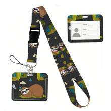 Animal Collection The Vertical Card Holder Horizontal Card Neck Strap Lanyards For Keys Keychain Badge Pass Hang Rope - Multicolor - View 56