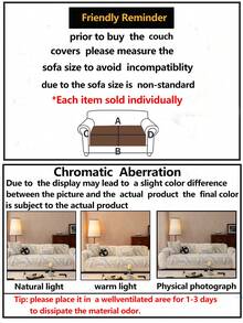 1 chiếc vỏ đệm sofa dùng được cả bốn mùa, kiểu dáng hiện đại tối giản, chống trượt, chống bụi và có thể giặt, mềm mại và không phai màu, thân thiện với thú cưng, phù hợp với sofa hình chữ L và sofa 1/2/3/4 chỗ ngồi cho phòng ngủ, văn phòng, phòng khách. - Màu be - Xem 12