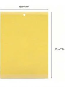 EstiloTendenciaGarosa 50 Unids Tablero De Mosquitos Doble Cara Trampas De Insectos Colector Asesino Plagas Pegajosa Para Volar Insecto Planta Como ÁFidos Mosca Blanca MoscasCalidad PremiumVersióN Mejorada