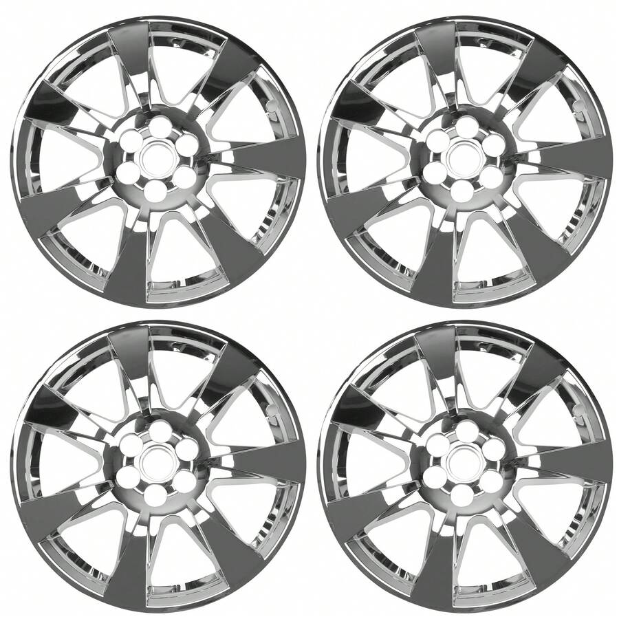 Set Of 4 New 20" Chrome Clad Wheel Covers For 2010-2013 Cadillac SRX OEM Design - A - View 1