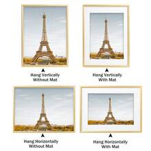3pcs 30x40 40x50 50x70cm Picture Frames Black Thin Aluminum For Poster Photo Metal Frames With Plexiglass Mat Wall Mount Table Home Decor - 金色 - 查看 7