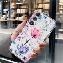 Funda de Teléfono con Patrón de Moda para Samsung Galaxy A02 A03S A04 A05S A06 A13 A14 A15 A16 5G A21S A22 A23 A24 A25 A32 A34 A35 A50 A52 A53 A54 A55 A73 S21 Ultra S22 Plus S23+ S24 FE S25 Funda de Teléfono Transparente a Prueba de Golpes de TPU Funda Protectora Simple y Creativa Personalizada para Regalo para Ti o Amigos 7z073007 0B2X - Colores mixtos - Ver 4