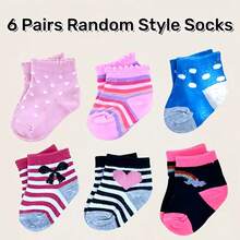 Assorted Color & Pattern Doll Socks, Fits 14-22 Inch Dolls, Cute & Fashionable Designs, Perfect For Doll Outfit Matching, Best Holiday Surprise Gift - Multicolor - View 2