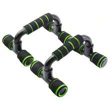 2pcs Push-Up Bars Strength Training - Portable Home Fitness Exercise Equipment With Ergonomic Push-Up Stand, Non-Slip Sturdy Structure, Push-Up Bar Handle For Floor Workouts, Material: PP (Polypropylene), Color: Red, Blue, Green, Universal Type, Non-Electric, 1 Set, Suitable For Thanksgiving, Christmas, New Year, Labor Day, Father's Day - Blue - View 9