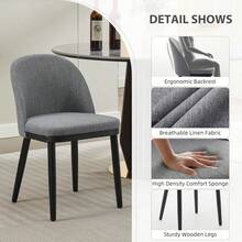 Dining Chairs - Grey - View 6