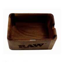 RAW Wood CACHE Storage Box - Magnets Hold Tray On Box + Tray - As Pic - View 2