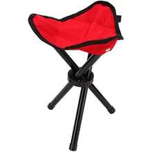 RiToEasysports Taburete de Trípode para Acampar, Silla de Campamento con Trípode Plegable Portátil, Asiento de Trípode para Acampar Ligero para Senderismo, Caza, Caminar, Viajes de Pesca(Rojo) - Multicolor - Ver 9