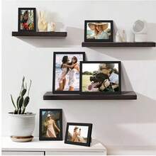 5pcs/10pcs/Set Wooden Photo Frames, Suitable For Photo Wall, Available Sizes: 10x15, 15x20, 20x25 Inches, A4, Can Be Placed On Desk Or Hung On Wall, Photo Decor, Commemorative Gift - White - View 8