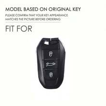 For Peugeot 308 408 508 2008 3008 4008 5008 Citroen C4 C5 C6 C3-XR CACTUS Picasso DS4 DS5 DS6 NEW Style Alloy Car Key Case Cover Shell Fob - one-size - View 6