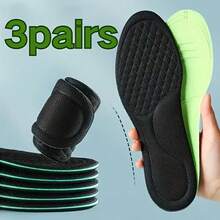 2 pares de plantillas de alta calidad, con excelente absorción de impactos, transpirabilidad y diseño sin olor - Plantillas acolchadas de espuma de memoria suave, plantillas elásticas recortables para aumentar la altura, adecuadas para zapatos, botas y zapatillas, zapatos planos, tacones altos, zapatos para correr - Proporcionan un confort excepcional, material de plantilla y espuma, zapato, selecciones de primavera y verano - Multicolor - Ver 12