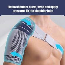 1pc Shoulder Brace For Torn Rotator Cuff, Adjustable Arm Support Compression Sleeve - Multicolor - View 3