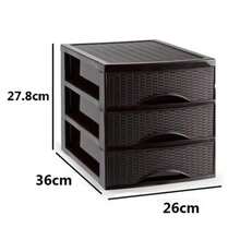 Drawer Storage Cabinet - Black - View 11
