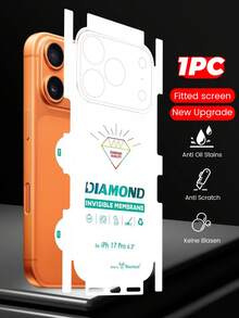 1pc Anti-Fingerprint Invisible Full Coverage Protective Film Sticker Compatible With IPhone 17 ProMax/17 Pro/17/17 Air, Scratch-Resistant, No Residue Screen Protection Essentials, Applicable To Daily Shield, Office, Home Daily Shield Office Home Phone Screen Protector Phone Accessories Waterproof Shockproof Anti-Fall Scratch Resistant - Clear - View 32