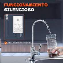 htyNOVAKA Bomba de Agua Automatica para Dispensador de Agua para Cocina y Electrodomesticos Sistema Automatico de Bomba de Agua para Refrigerador Facil Instalacion Silencioso 1.6L/minyfg - Blanco - Ver 4
