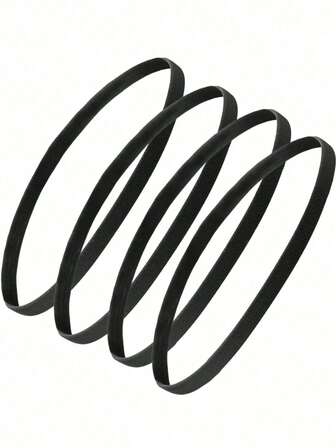 4pcs Elastic Non-Slip Sports Headbands, Sweatbands, Men's Hair Accessories, Men's Headwear