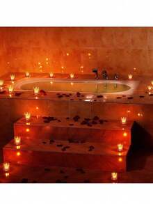 30/10 cây nến nổi không lửa, nến nổi màu trắng không mùi không khói, nến sáp cháy, nến nổi trang trí bình hoa, thích hợp cho bàn ăn, hồ bơi và trung tâm tiệc cưới, bình hoa hình trụ và trang trí nhà cửa, trang trí không gian. - Nhiều màu - Xem 6